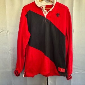 Nike Sportswear 330 LeBron James #6 Long Sleeve Polo Shirt Mens Large Patches